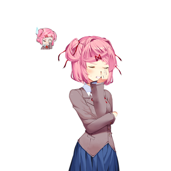 Нацуки Стикеры в телеграмм