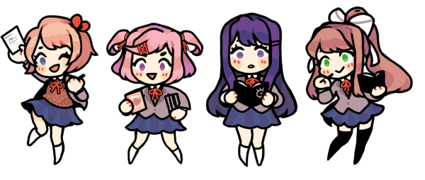 Doki Doki Literature Club Чиби