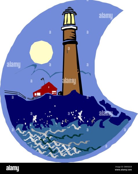 Зимний Маяк наклейка