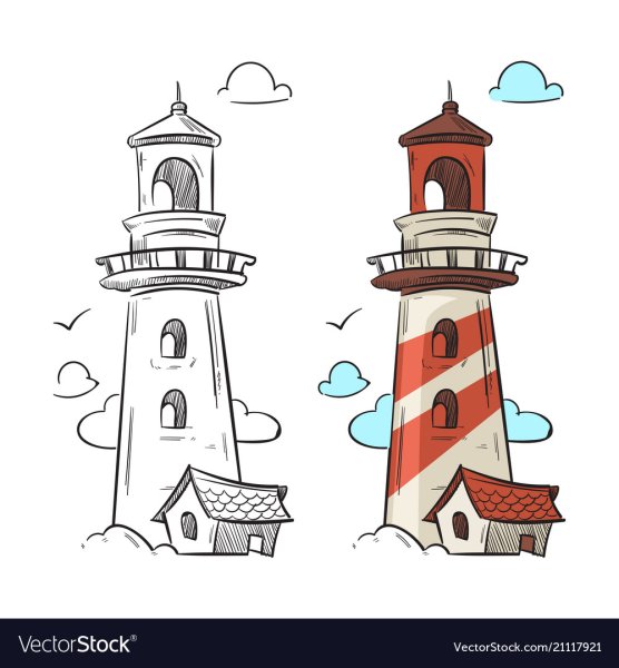 Маяк Владивосток вектор