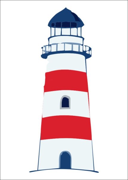 Маяк красно синий