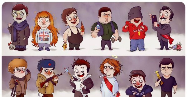 Баженов Евгений бэдкомедиан персонажи