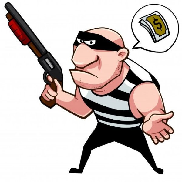 Преступник стикер