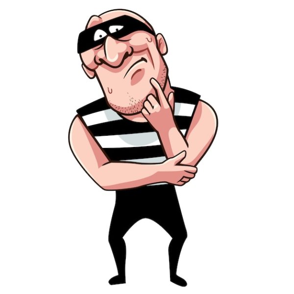 Преступник стикер