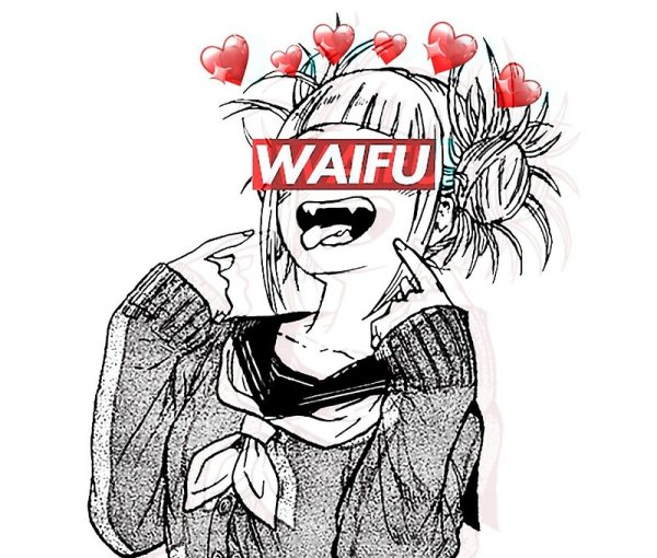 Аниме наклейки чб