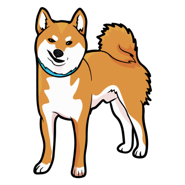 Пиксельный сиба ину