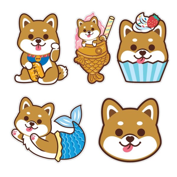 Стикеры корги