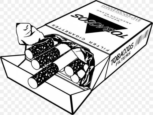 Пачка сигарет вектор