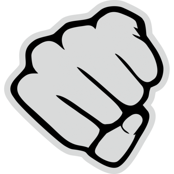 Кулак значок