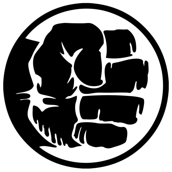 Кулак наклейка