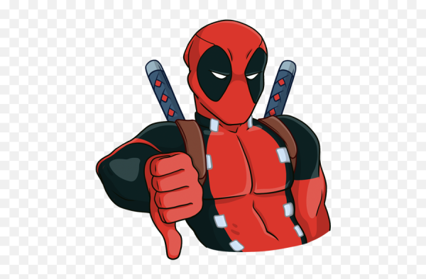 Дэдпул черно белый