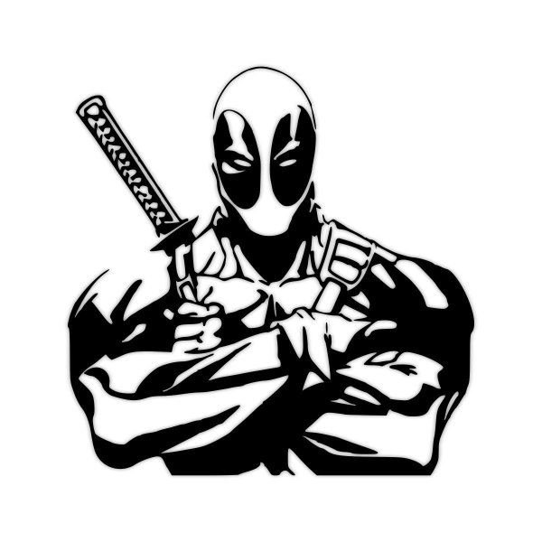 Силуэт Дэдпула