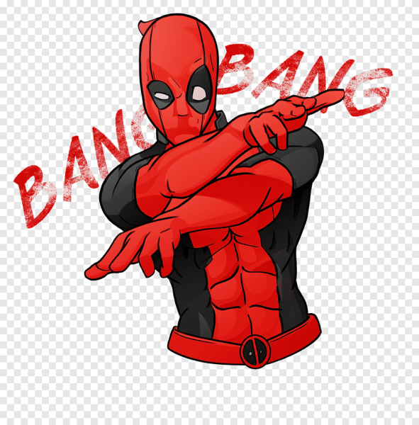 Векторные наклейки Дэдпула