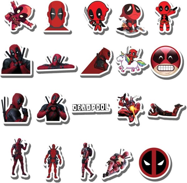 Трафарет Дэдпула