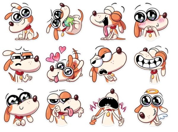 Стикеры цветы