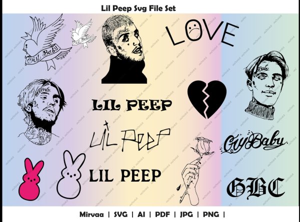 Стикеры лил пип