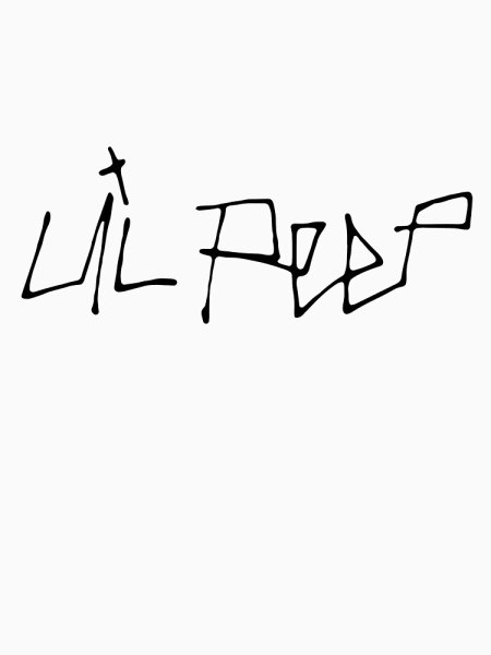 Lil Peep тату эскизы