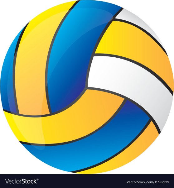 Волейбольный мячик на белом фоне