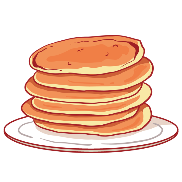 Блины рисунок