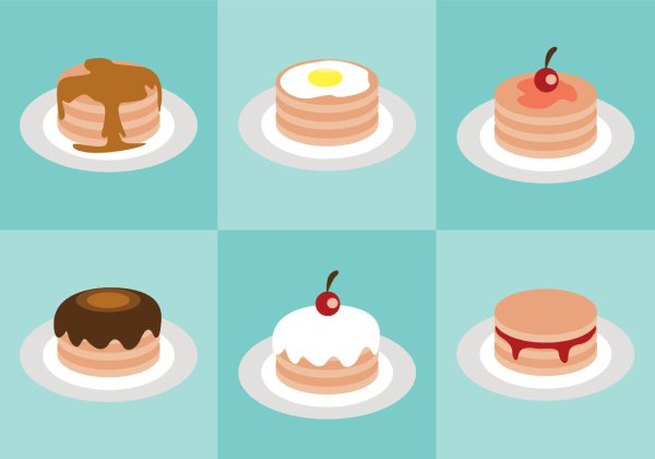 Силуэт блинов