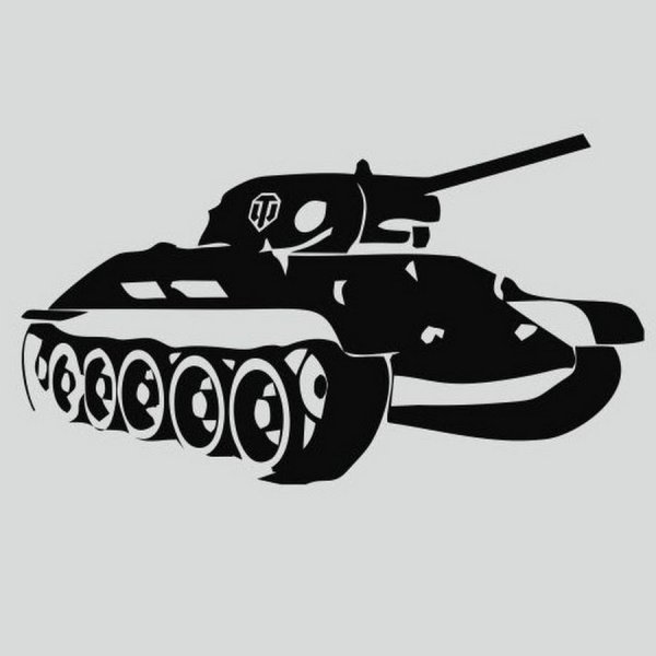 Наклейка т34 на танк РТП