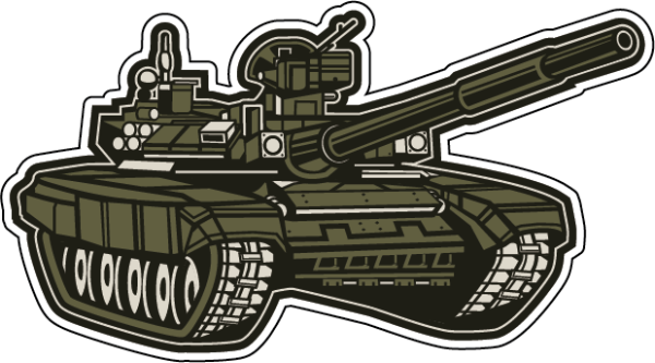 Танк стикер