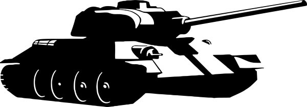 Танк т 34 векторный клипарт