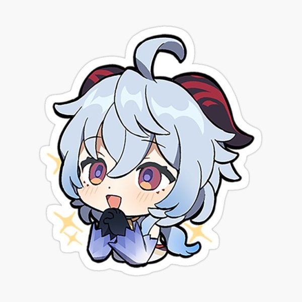 Стикеры Геншин Импакт Чиби
