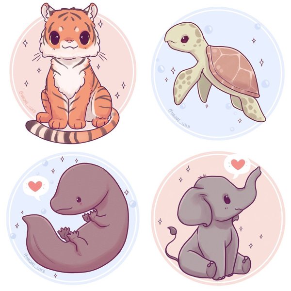 Мини рисунки для срисовки котики