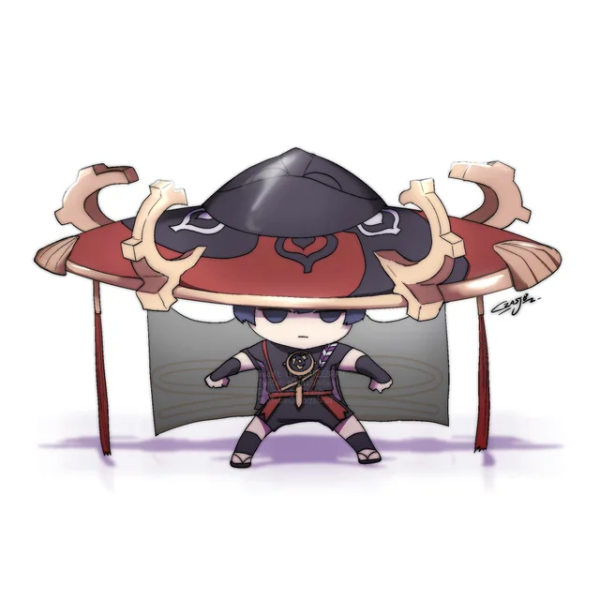 Скарамучча Геншин ЯИБИ