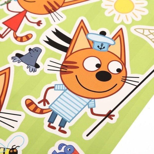 Коржик мультик три кота