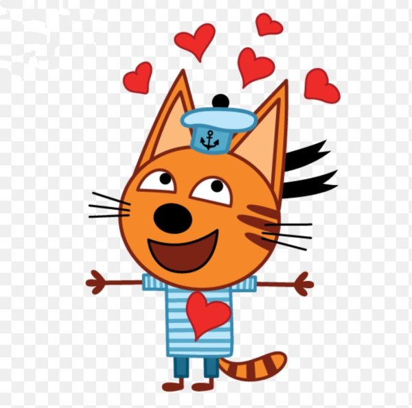 Три кота мультфильм Коржик