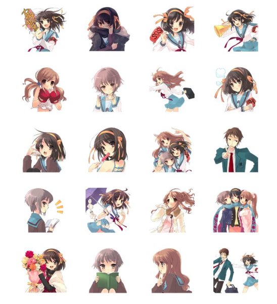 Аниме Стикеры