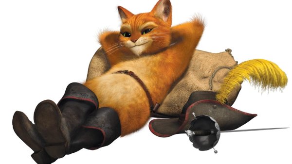 Кот в сапогах Шрек