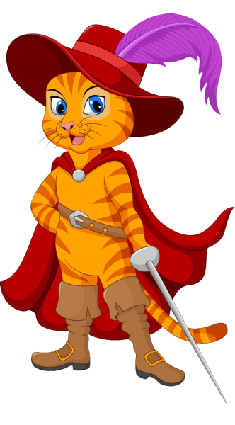 Сказочные герои кот в сапогах