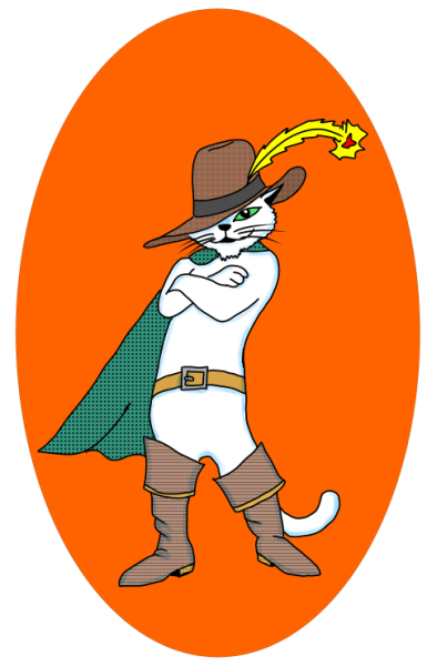 Кот в сапогах рисунок