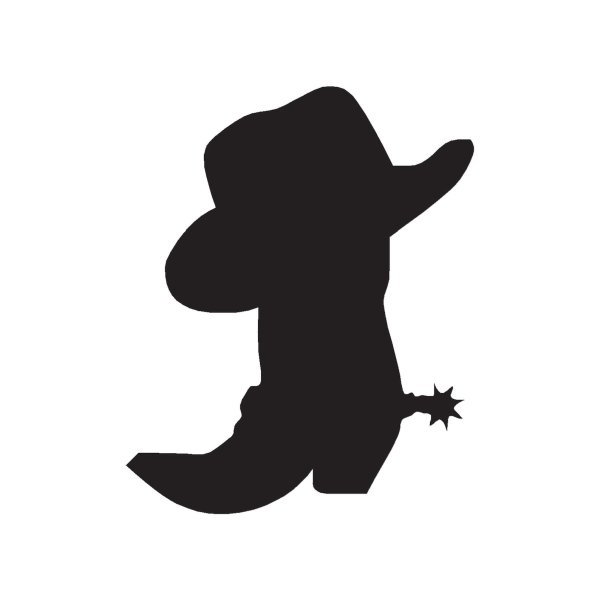 Вестерн силуэт