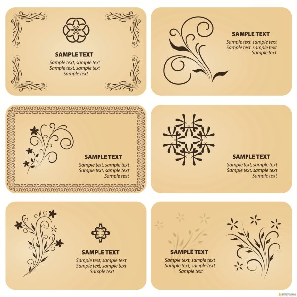 Заготовки для визиток