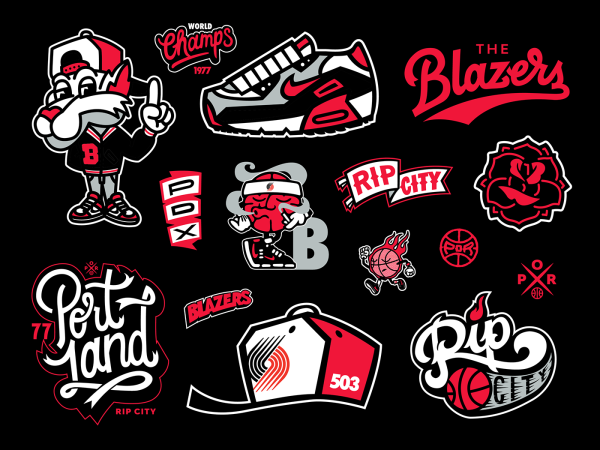 Стильные логотипы граффити