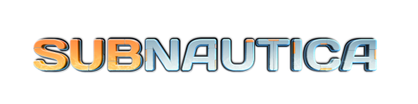 Надпись Subnautica без фона