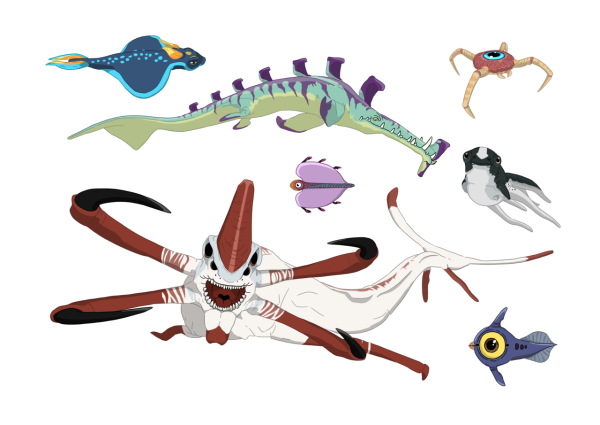 Сабнатика лего Левиафан