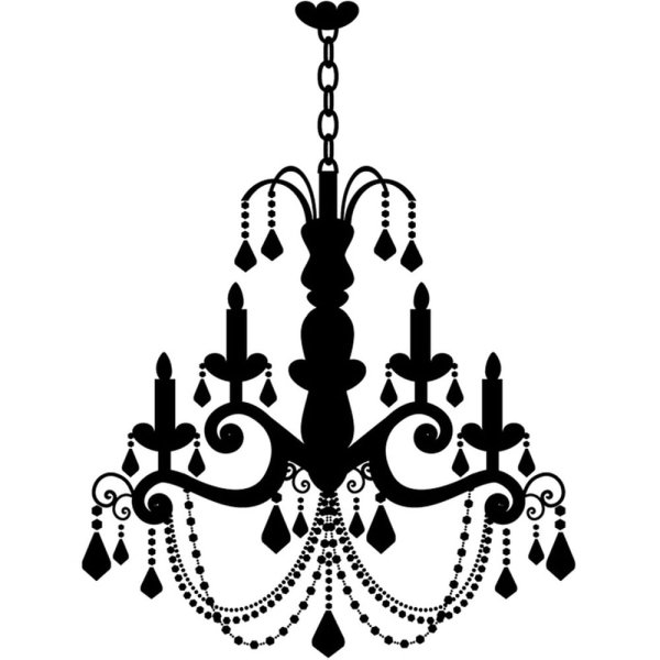 Нарисовать люстру