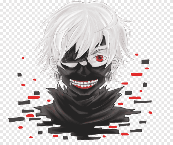 Аниме волосы Канеки