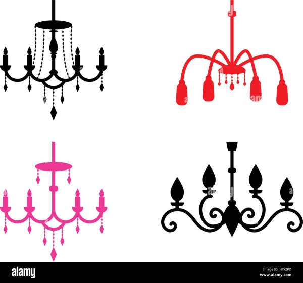 Комната и люстра вектор