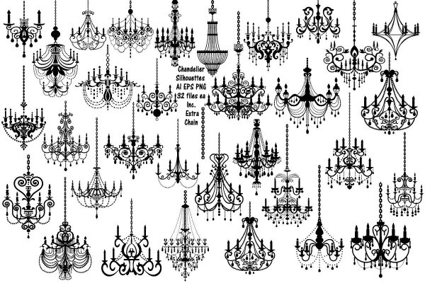 Графическое изображение люстры