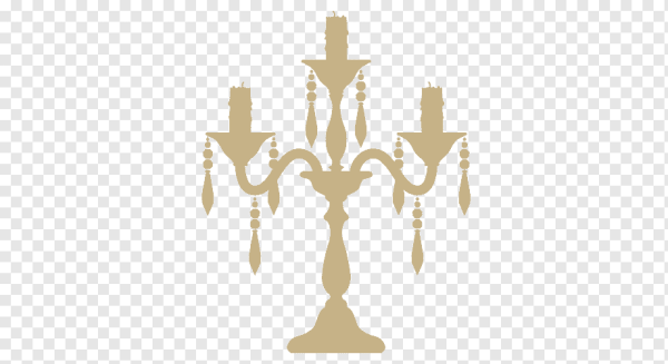 Канделябр трафарет