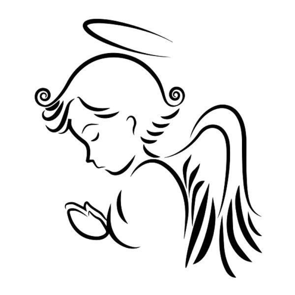 Ангелочек контур