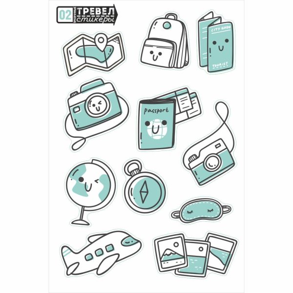 Наклейки в стиле поп-арт