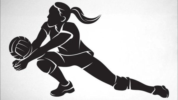 Трафарет волейбол