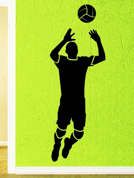 Виниловые наклейки на стену волейбол